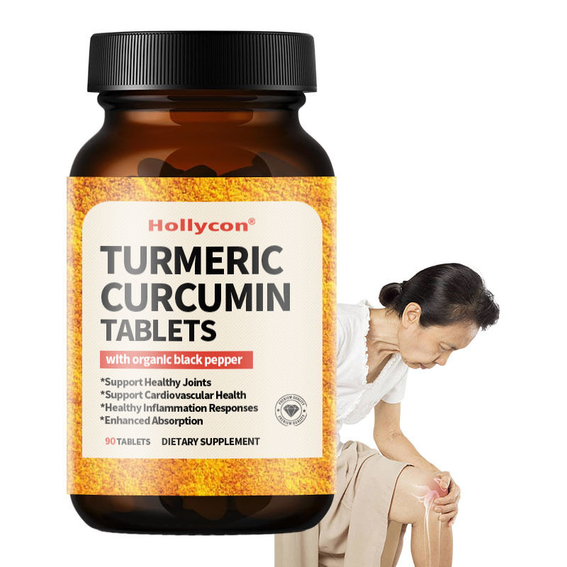 OEM Organic Turmeric Curcumin Supplement 1350 mg Każdy naturalny wsparcie stawowe Czarna papryka do wchłaniania