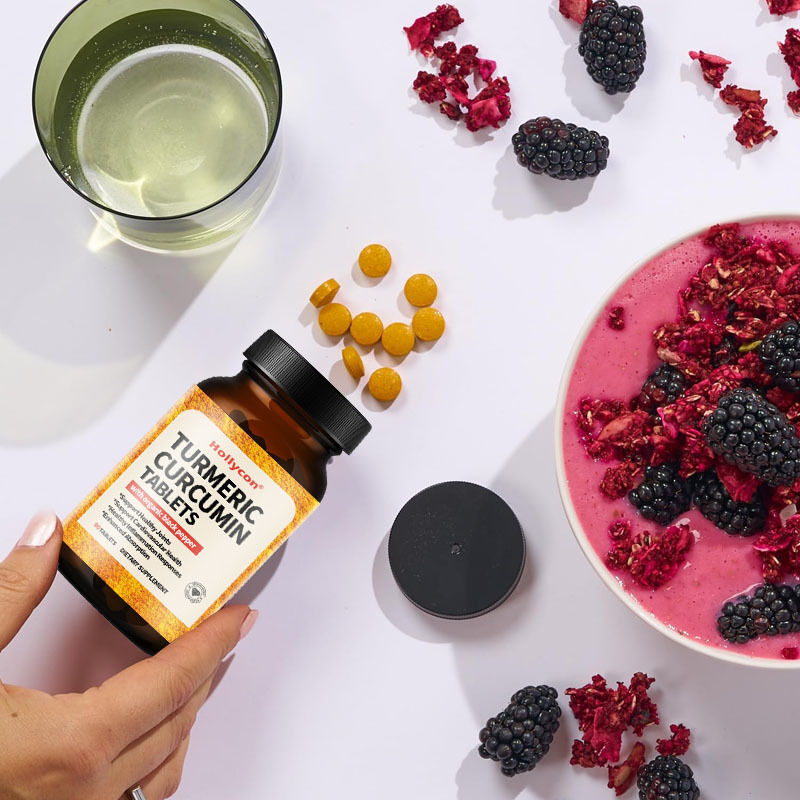 OEM Organic Turmeric Curcumin Supplement 1350 mg Każdy naturalny wsparcie stawowe Czarna papryka do wchłaniania