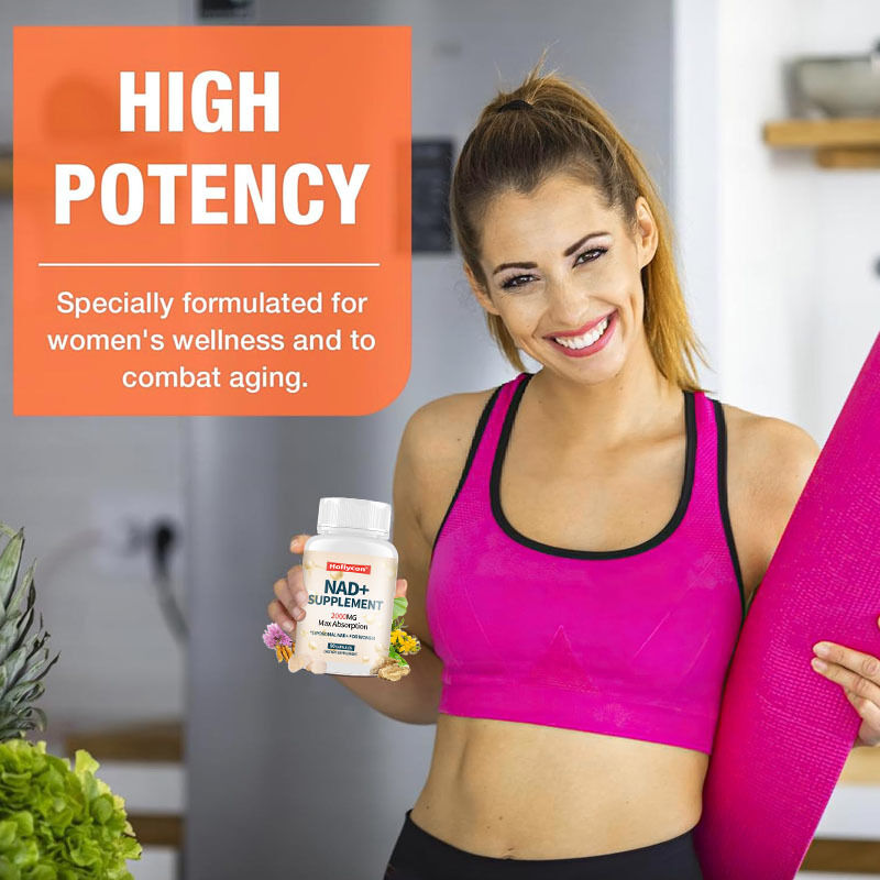 OEM 2000MG Liposomal NAD+ dla kobiet Maksymalna absorpcja NAD Plus Menopauza Jasność poznawcza Energia Suplement NAD +