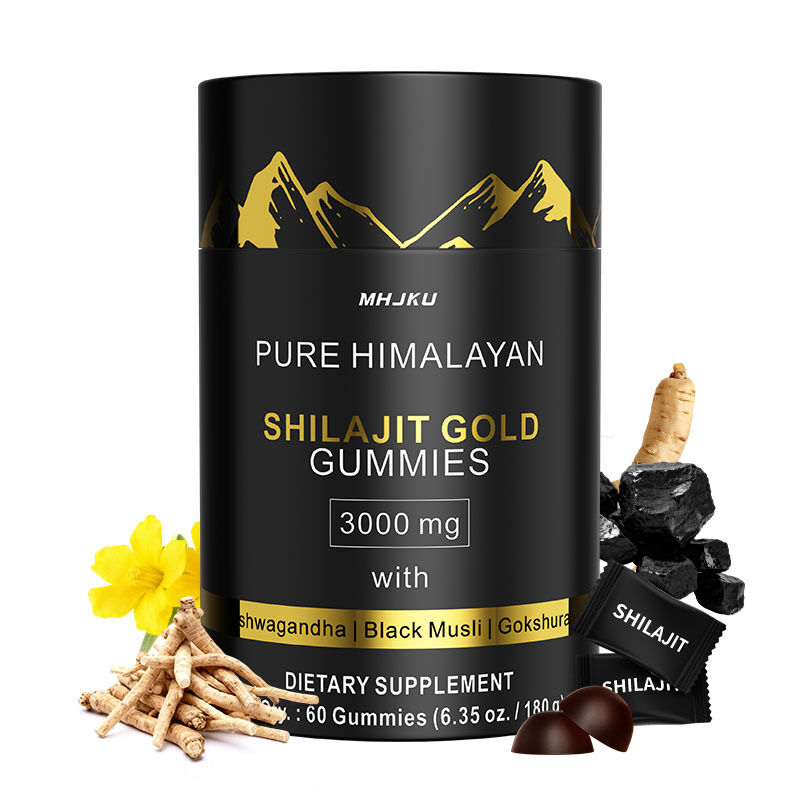 Zastosowane marki Organic Himalayan Shilajit Gummies Pure Himalayan Shilajit Candy Vegan Brain Booster Shilajit Gummies