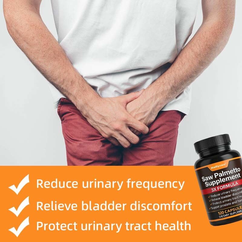 Producent Saw Palmetto Kapsułki Układ moczowy Wellness Prostata Wsparcie włosów Ekstraktem pokrzywy