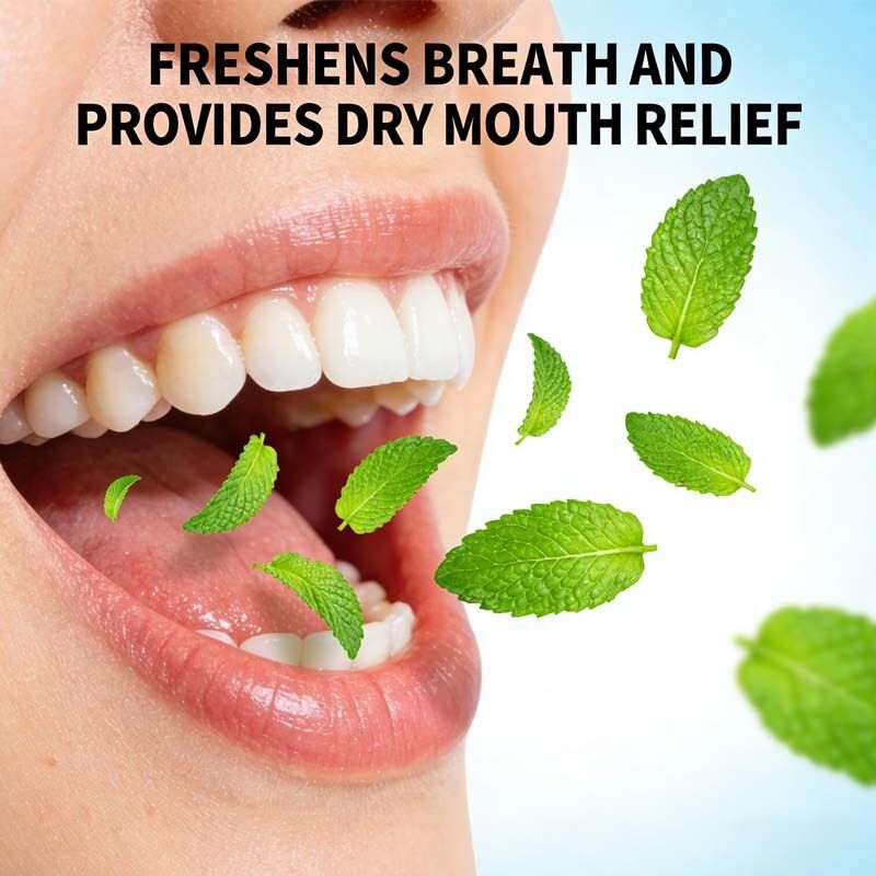 Manufactory Custom Dry Mouth Lozenges Freshens Breath and Provides Dry Mouth Relief Honey Ingredients Supplements