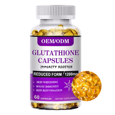 Naturalne oryginalne tabletki glutationowe w kapsułkach dla urody 1200 mg