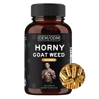 Horny Goat Weed Male Enhancement Suplementy Kapsułki Zatwierdzone przez FDA
