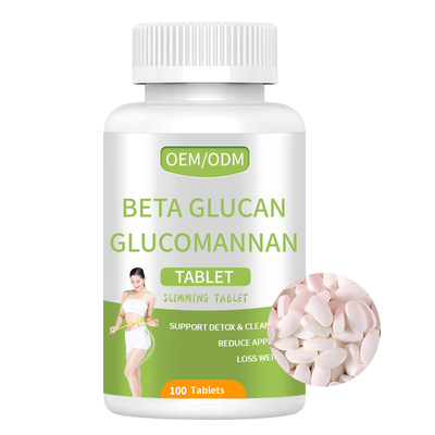 Niestandardowe tabletki Beta Glucan Clucomannan Body Slim Tablet