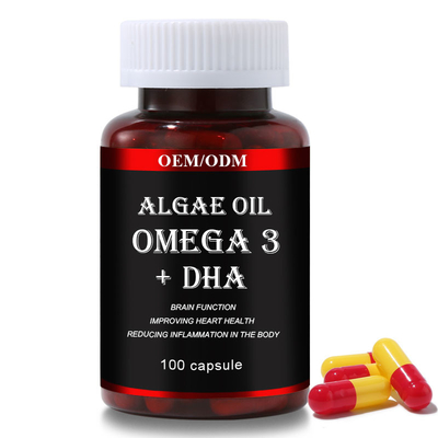 DHA Omega 3 Softgels Kapsułki wegańskie Suplement oleju z alg