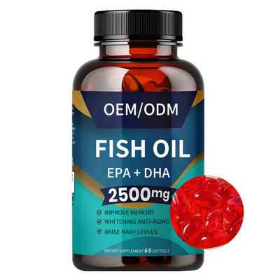 Poprawa pamięci Softegels Suplementy OEM omega-3 olej rybny dla mózgu