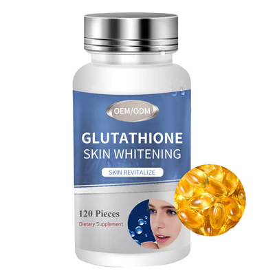 Przeciwzmarszczkowe tabletki z naturalnym glutationem w kapsułkach Witamina C Kolagen 500 mg