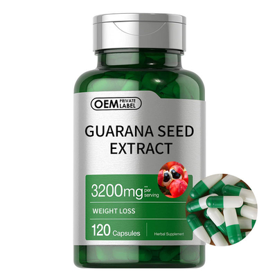 Ziołowe suplementy do rozdrabniania tłuszczu Wyciąg z nasion guarany 3200 mg
