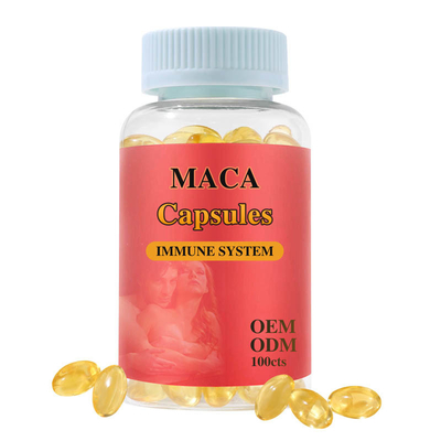 OEM Private Label Gold 500 Mg Maca Root Kapsułki Suplement Stamina Energy Capsules
