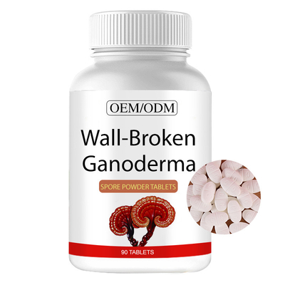 Wall Broken Lucidum Ganoderma Zarodniki w proszku w tabletkach Suplement