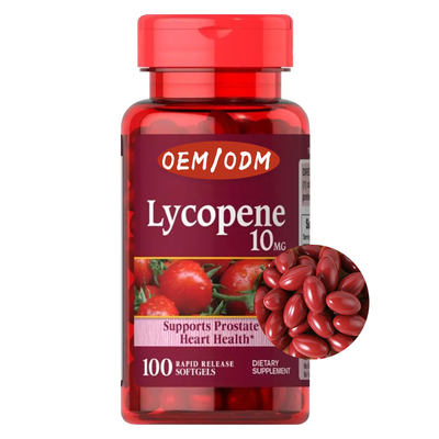 Niestandardowe suplementy logo OEM Lycopene Softgel Capsule zatwierdzone przez FDA