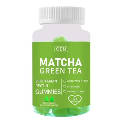 Spalająca tłuszcz zielona herbata Matcha Slim Gummies Suplementy na odchudzanie