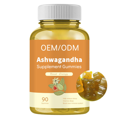 Popraw ekstrakt ze snu Korzeń Ashwagandha Suplement Gummies na niepokój