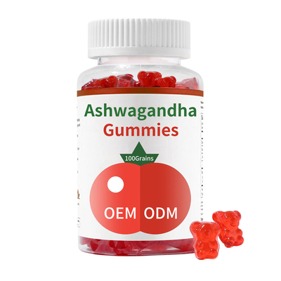 Private Label Ashwagandha Suplement Gummies poprawiają sen dla kobiet
