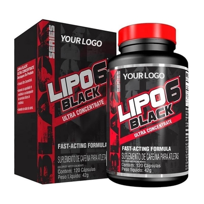 FDA Fat Burner Herbal Slim Capsule Lipo 6 Black 120 Capsules Ekstremalna moc