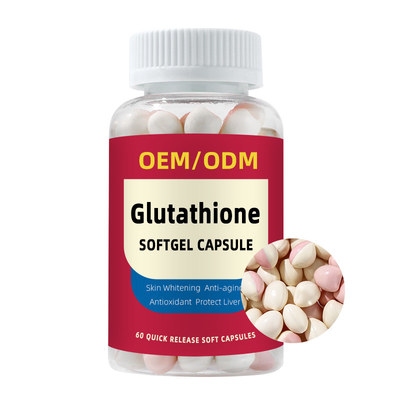 OEM Private Label Witamina C 1500mg L-glutation Tabletki Do Białenia Skóry Softgel
