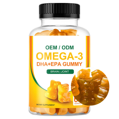 Vegan DHA EPA Omega 3 Softgels Gummies Suplementy Brain Joint Protect
