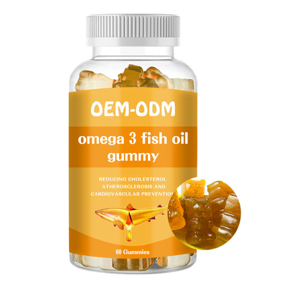 Kapsułki oleju rybnego Omega 3 EPA DHA Tabletki z oleju z wątroby dorsza Gummy dla dzieci dorosłych