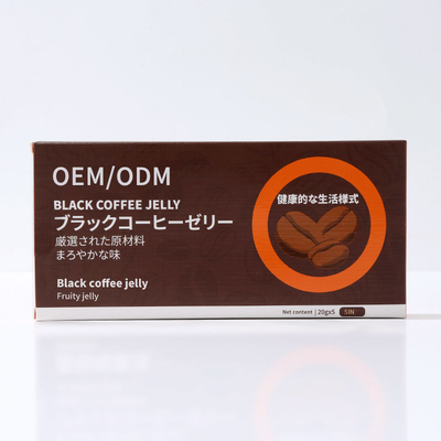OEM ODM Black Coffee Jelly Suplement dla dorosłych Mental Booster