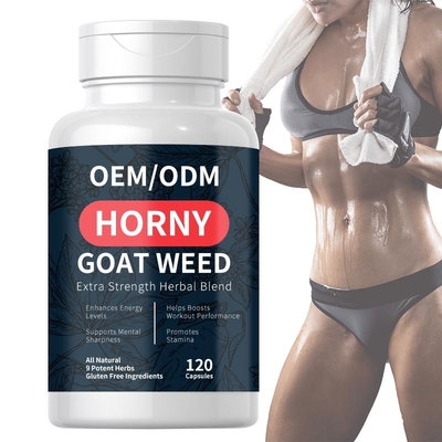 OEM Super Strength 1000 mg kapsułki Horny Goat Weed z korzeniem Maca i żeń-szeniem