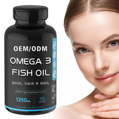 OEM MSDS Omega 3 Fish Oil Heart Brain Immune Support dla mężczyzn i kobiet