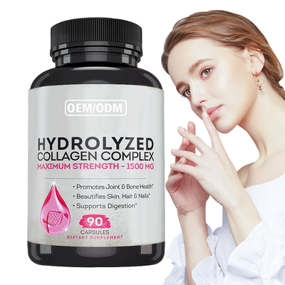 Private Label Wybielanie skóry Kapsułki kolagenowe Anti Aging