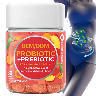 Kobieca pielęgnacja skóry i probiotyki Gummies promują trawienie