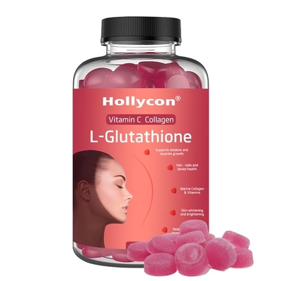 Suplementy przeciwstarzeniowe OEM Kolagen L-glutation Gummies Pigułki wybielające skórę