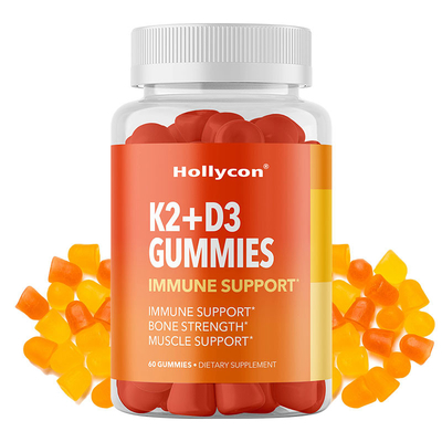 OEM Witamina D3 K2 Gummies Suplementy dla zdrowia kości i wsparcia odporności