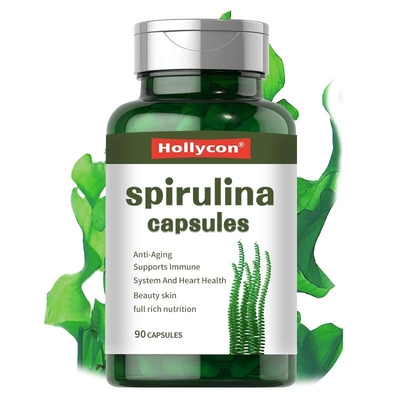 Anti-Aging Beauty Skin Spirulina Capsules kontrolują ciśnienie krwi