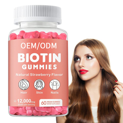 Private Label Skincare Biotyna Witamina Gummies Kapsułki do odrastania skóry i paznokci Gummies Capsules