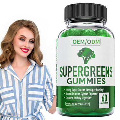 Super Green Gummy Vitamin Essential Witaminy i minerały Suplement diety wspomagający odporność na bazie roślin