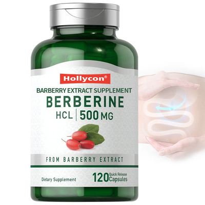 FDA Berberine Capsule 500mg Ekstrakt z berberysu Ziołowy suplement sercowo-naczyniowy Berberyna HCL