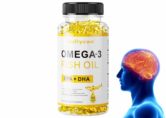 Suplement diety Omega 3 Żyle miękkie dla mózgu i serca Olej rybny
