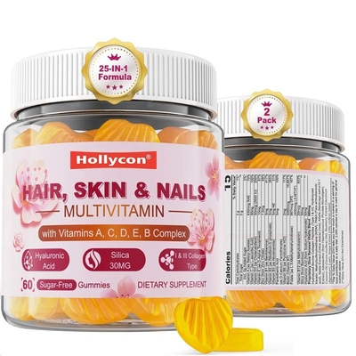 Wsparcie OEM i ODM Gummy Naturalne składniki dla kobiet Multivitamin Gummy bez cukru