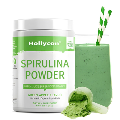Spirulina, zielony sok Superfood Powder Organic Chlorella Supplement For Adults