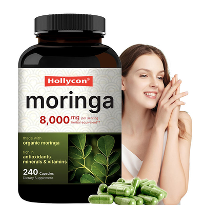 Organic Moringa Leaf Powder Supplement Moringa Leaves Extract OEM Zdrowie skóry Przeciwutleniacz odpornościowy