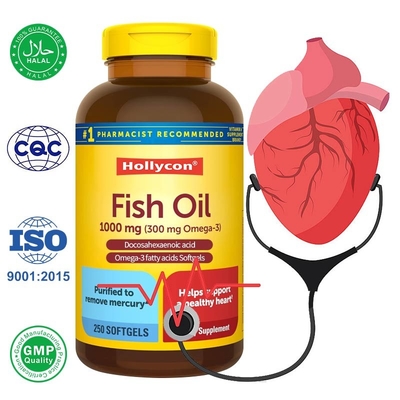 Niestandardowe kwasy tłuszczowe Omega 3 oleje rybne płytki miękkie wspierają zdrowe serce