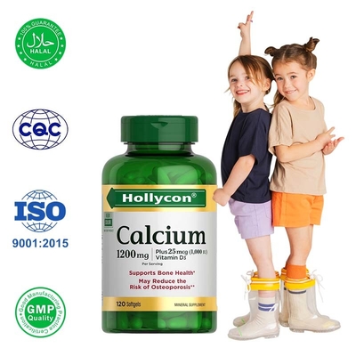 OEM Calcium Carbonate Softgels dla zdrowia kości i absorpcji wapnia