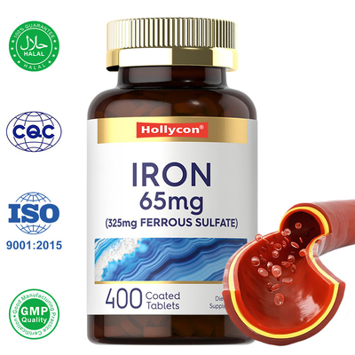 Tabletki OEM Żelazo Sulfat Żelazowe 365mg Do Produkcji Czerwonych Krwinek