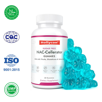 NAC Gummy z glutationem dla zdrowia wątroby i mózgu
