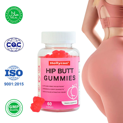 Wzmocnienie biodra Gummies zwiększa krzywizny Zwiększa wzrost tyłka naturalnie