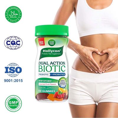 Probiotyczne gumki z błonnikiem dla zdrowia układu pokarmowego i równowagi mikrobiomu jelitowego