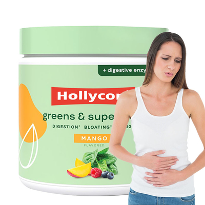 Odżywianie Superfood Zielone proszki dla zdrowia jelit Enzymy trawienne z probiotykami