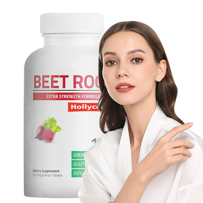 Tabletki z korzenią buraków na wysokie ciśnienie krwi 500 mg Ekstrakt z korzeni organicznej buraków
