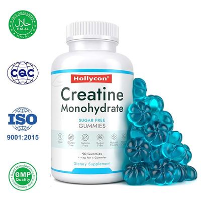 Kreatynowe gumki bez cukru wspierają wzrost i siłę mięśni