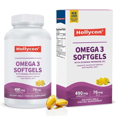 Omega 3 miękkie kapsułki dla zdrowej skóry równowaga hormonalna optymalne samopoczucie