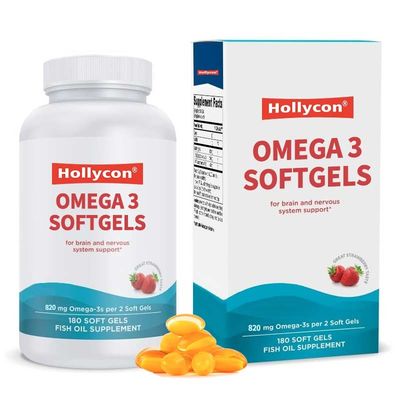 Omega3 Softgels wysokiej intensywności DHA Formuła dla mózgu i układu nerwowego wsparcie