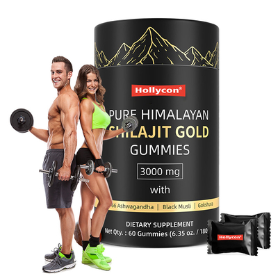 Czyste gumy z himalajskiego Shilajit 400 mg gumy z himalajskiego Shilajit dla zwiększenia energii